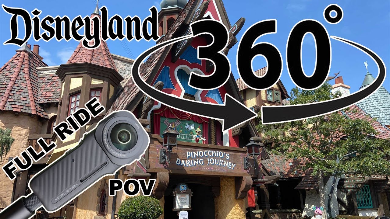 Pinocchio's Daring Journey | Shot in 360 VR | Disneyland Park