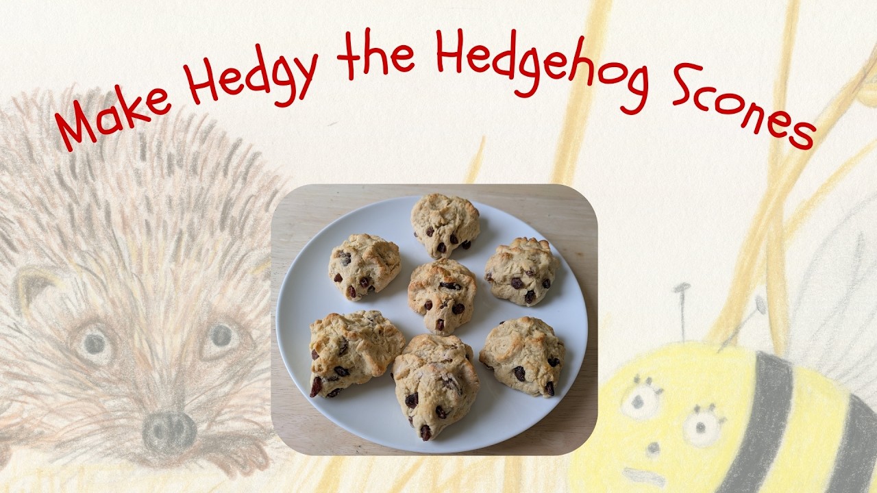 Make Hedgy the Hedgehog Scones
