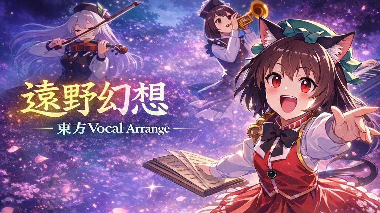 【東方ヴォーカル】遠野幻想物語 (The Fantastic Tales from Tono) - 橙(チェン)の幻想郷の記憶【東方妖々夢】