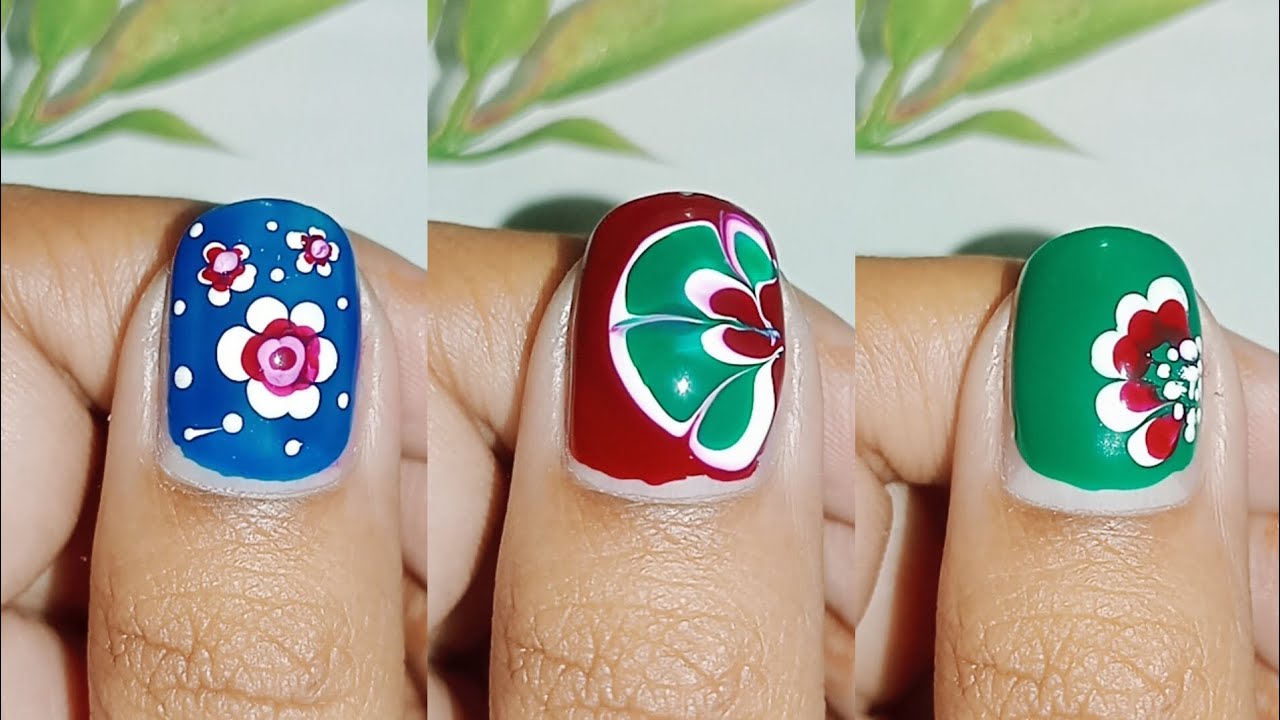 Beautiful nail art designs 💅 with safety pin 🧷 #nailart #video 