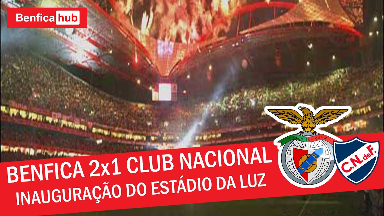BENFICA 2x1 CLUB NACIONAL MONTEVIDÉU | INAUGURAÇÃO ESTÁDIO DA LUZ - CERIMÓNIA + JOGO COMPLETO (2003)