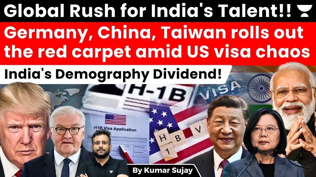 World rolls out the red carpet for Indian Talent amid US visa chaos: India's Demography Dividend