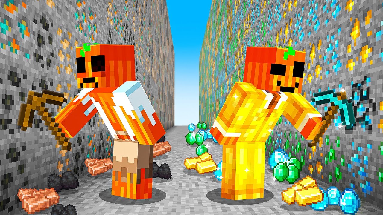 Entré a Civilización de MINEROS en Minecraft!