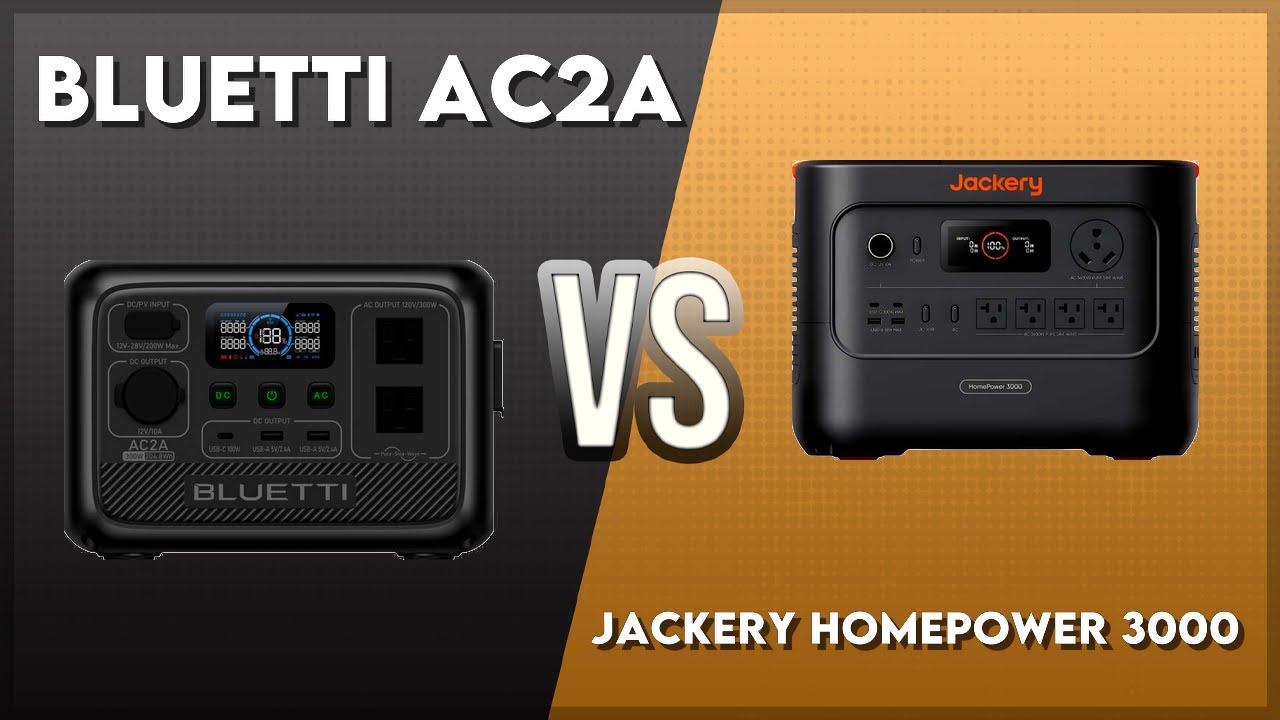 Bluetti AC2A vs Jackery Homepower 3000 Technical Comparison
