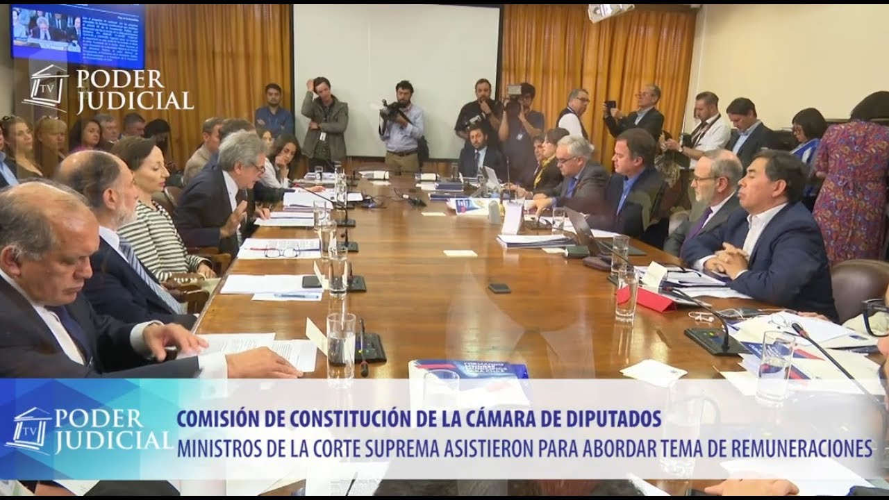 Ministros de la Corte Suprema asisten a Comisión de Constitución de la Cámara de Diputados