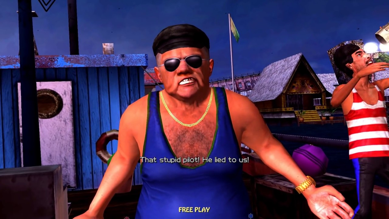 Let's Go Island 3D arcade 2 player 60fps