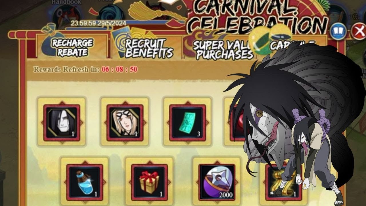 Orochimaru Great Ninja War Carnival Celebration Naruto Online
