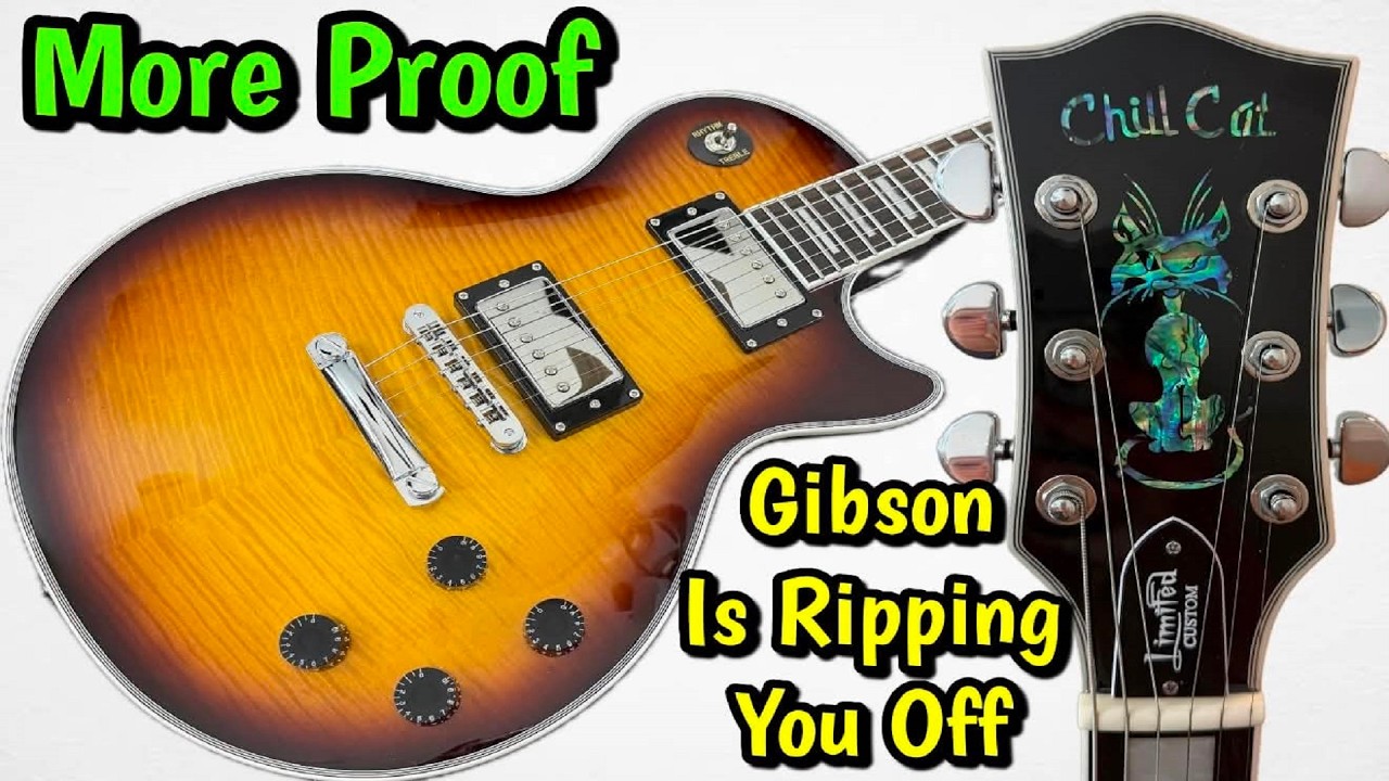 Видимо, Chillcat делает гитары в стиле Les Paul лучше, чем Gibson? Впрочем, кто сейчас этого не д...