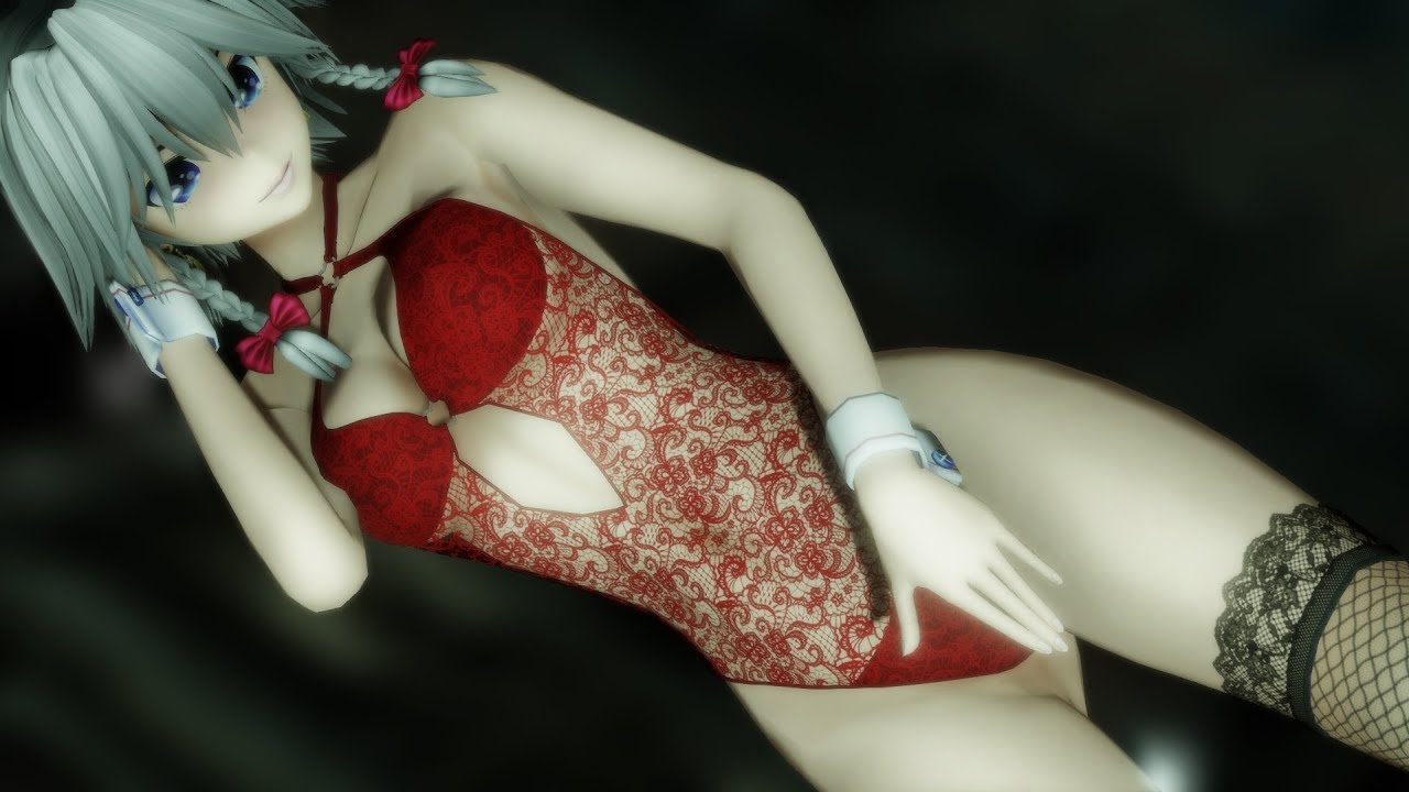 NUMBER9【MMD】十六夜咲夜💋 ワンピース / Japanese ver. cover remix (重低音) / ray-cast