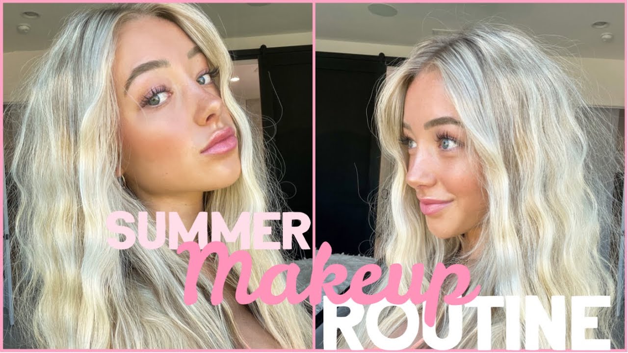 My 10 MIN- Summer Makeup Routine- NO Foundation