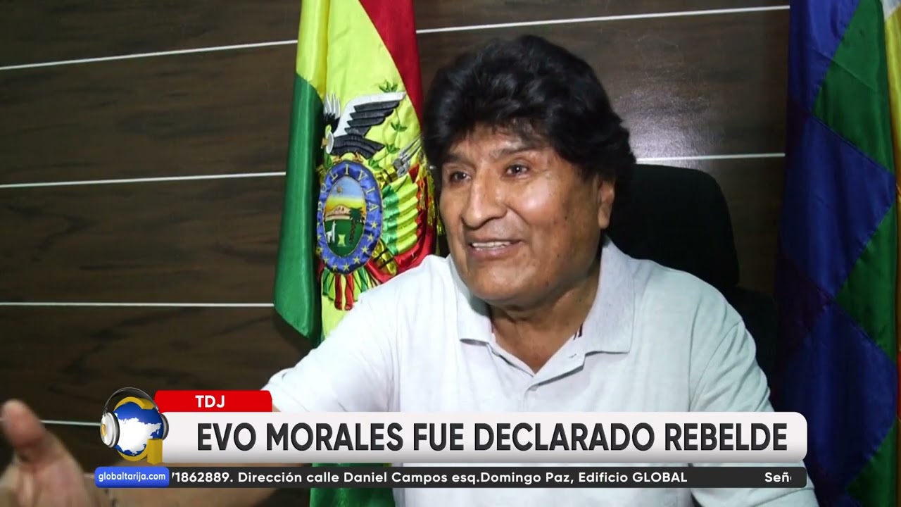 PROCESO CONTRA EVO ESTA PARALIZADO POR FALTA DE SU APREHENSIÓN