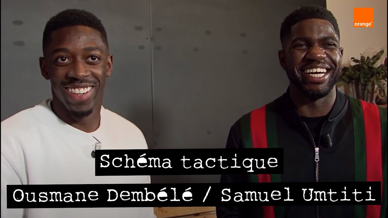 OUSMANE DEMBÉLÉ / SAMUEL UMTITI ⭐️⭐️ | Schéma tactique 📃🖍 | Team Orange Football #TeamOrange