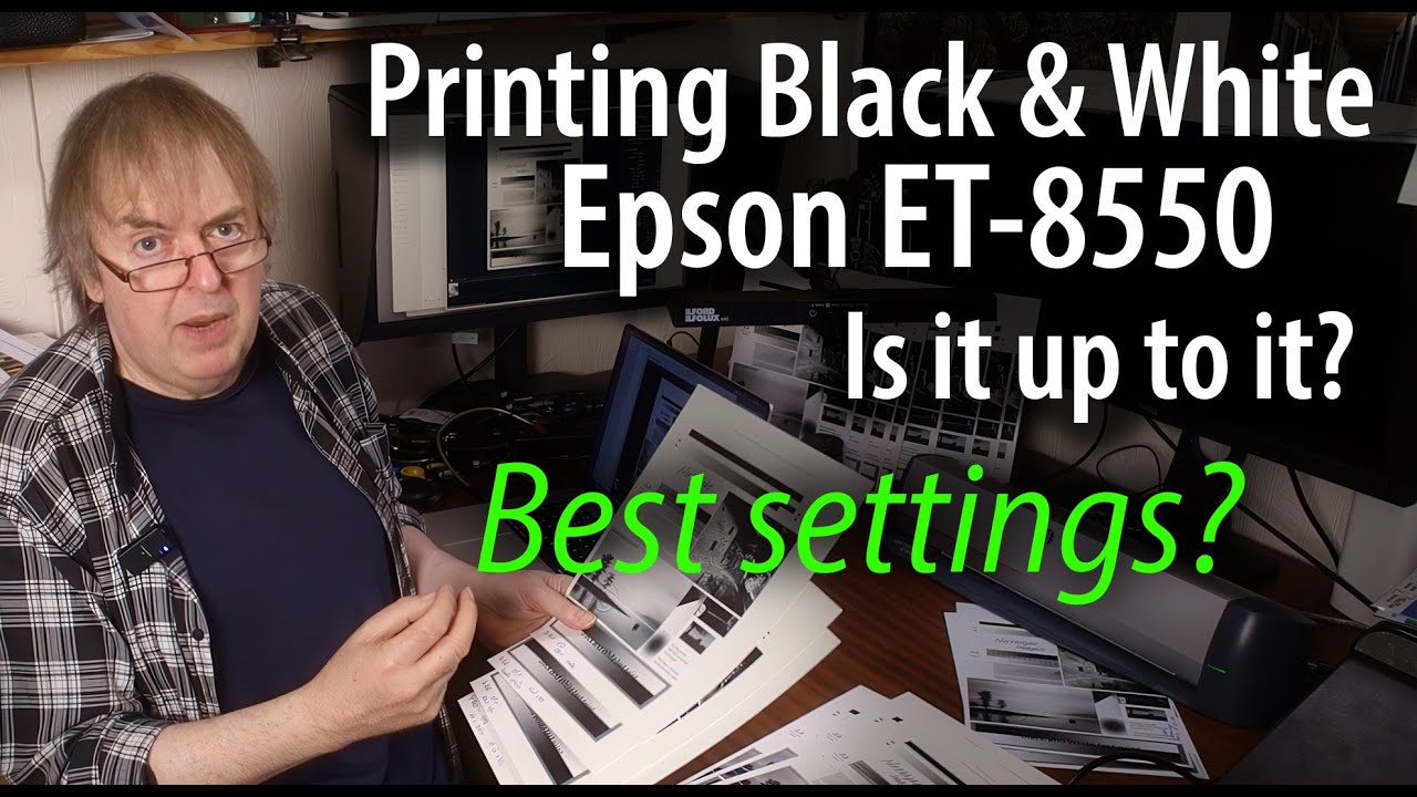What are the secrets to getting the best ET-8550 Black and White printing performance?