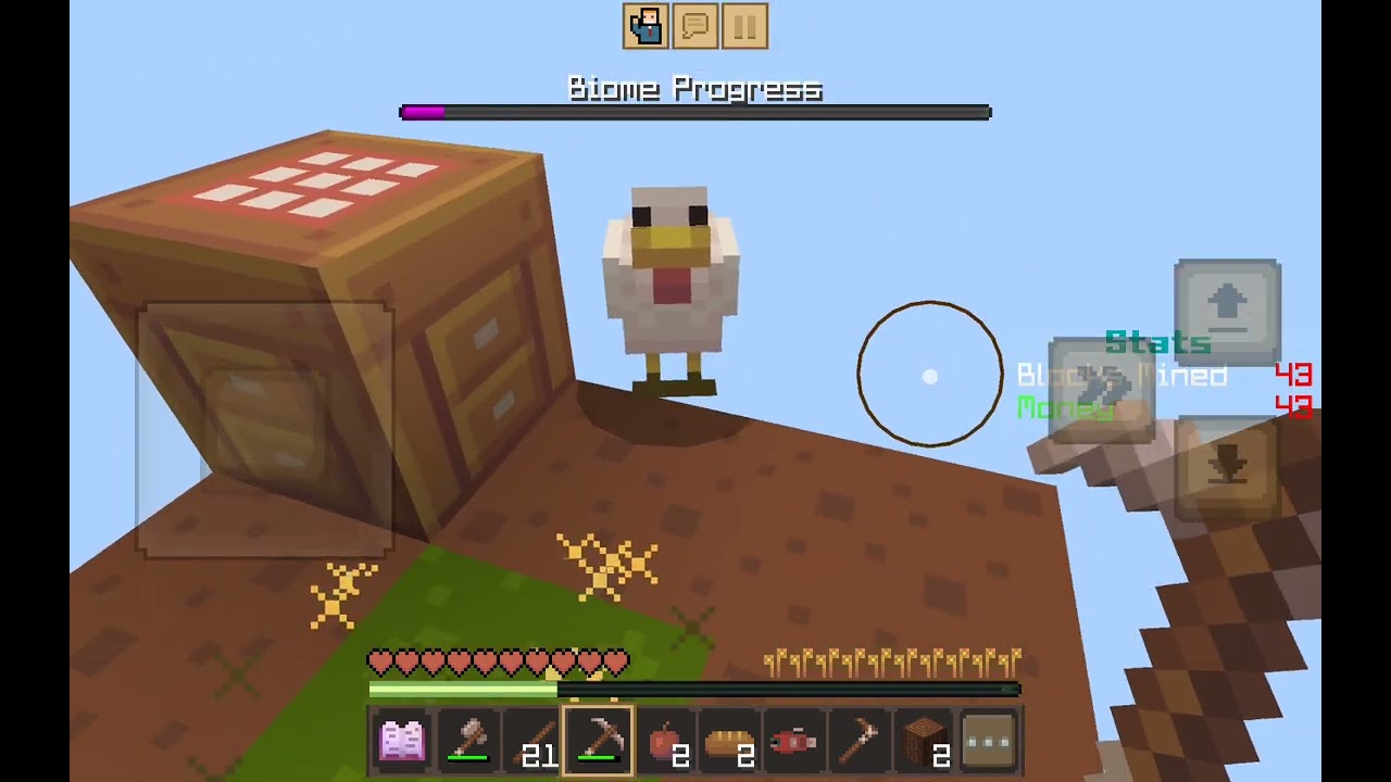 Première survie skyblock 