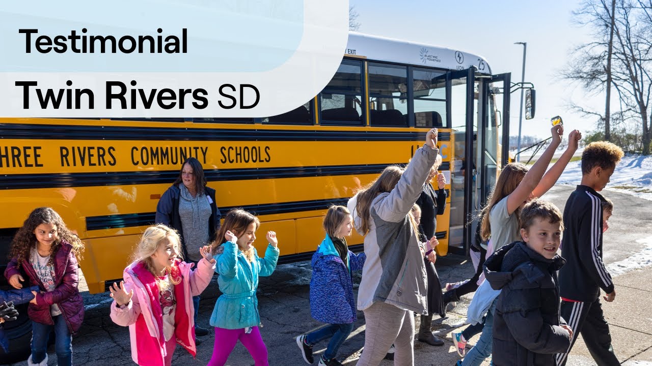 Electric LionC School Buses in Michigan | Three Rivers Community Schools Explains Their Experience!