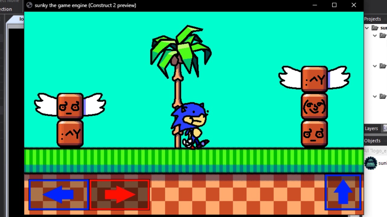 Sunky the game engine (construct 2)