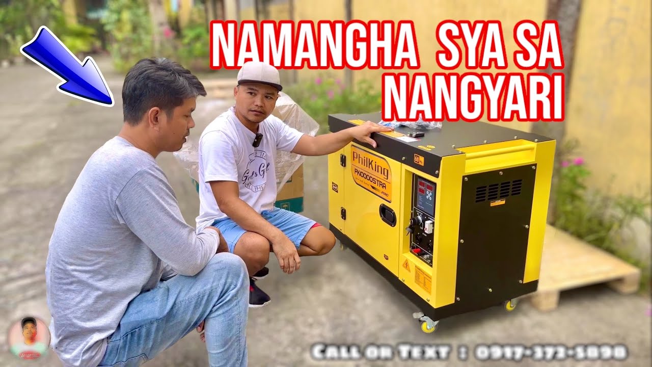 Namangha sya sa Ganitong Power Generator na 10KVA | PHILKING PK10000STRA