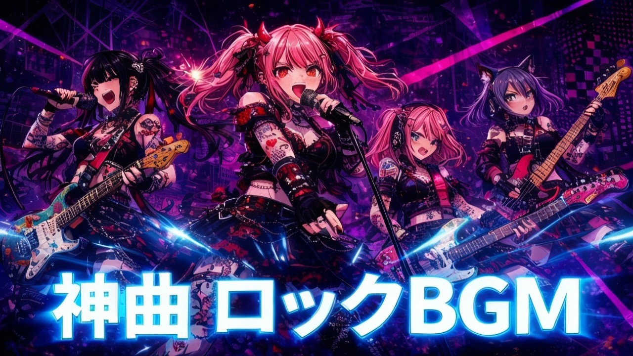 【神曲集】全編英語歌詞 × アニソン級の爆発力。脳が震える超疾走ロックBGM 20曲【作業用 / 勉強用】