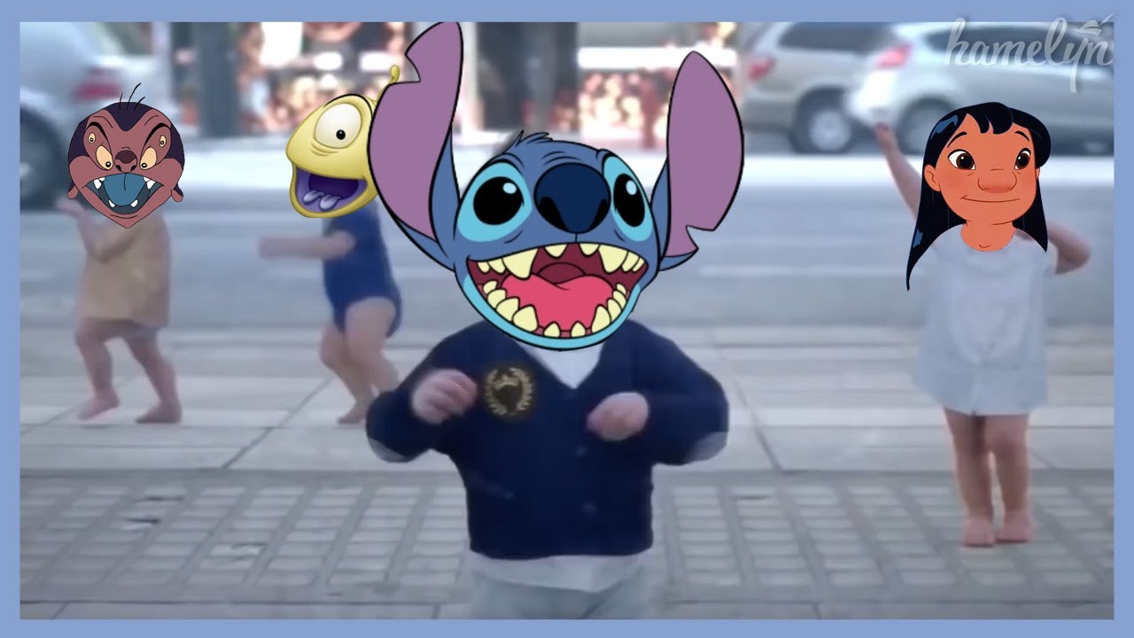 Lilo & Stitch Baby Dance - Coffin Dance Meme Song Astronomia (COVER)