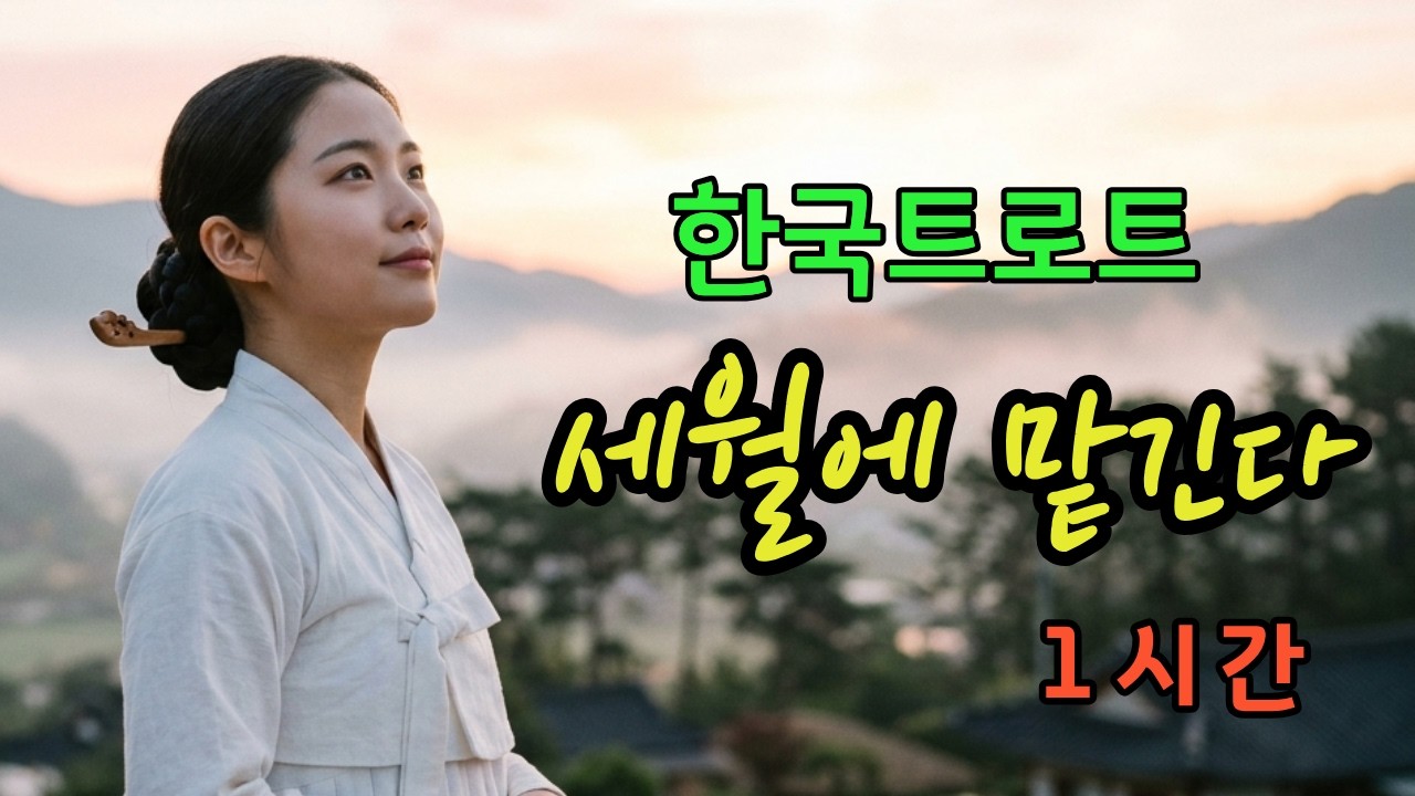 1시간🎵 세월에 맡긴다ㅣ애절한 감성 트로트 ❤️ #한국트로트ㅣ인생트로트ㅣ케이팝ㅣK-popㅣ트로트ㅣ한국음악ㅣtrotㅣ7080ㅣ5060