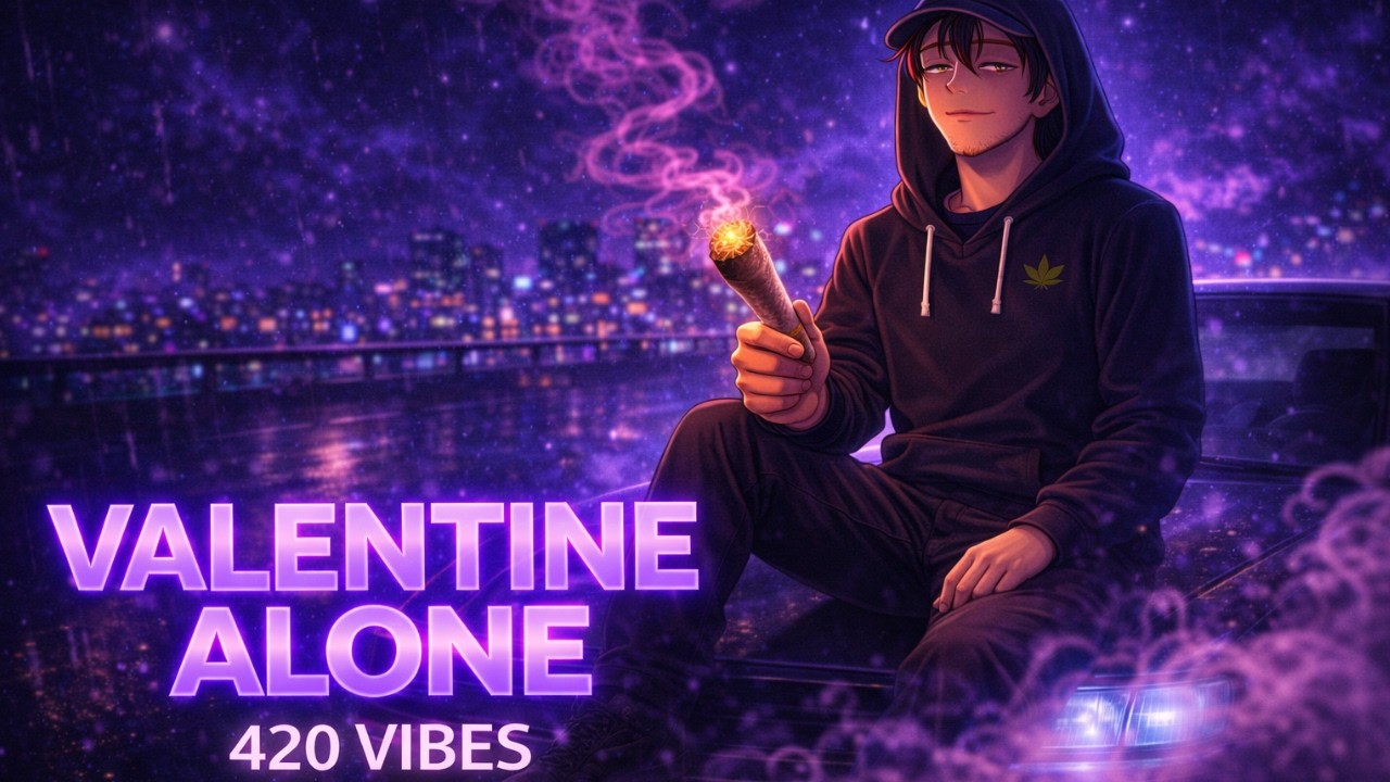 Valentine’s Alone 💨 420 Chill Rap for Peaceful Minds | No Fake Love