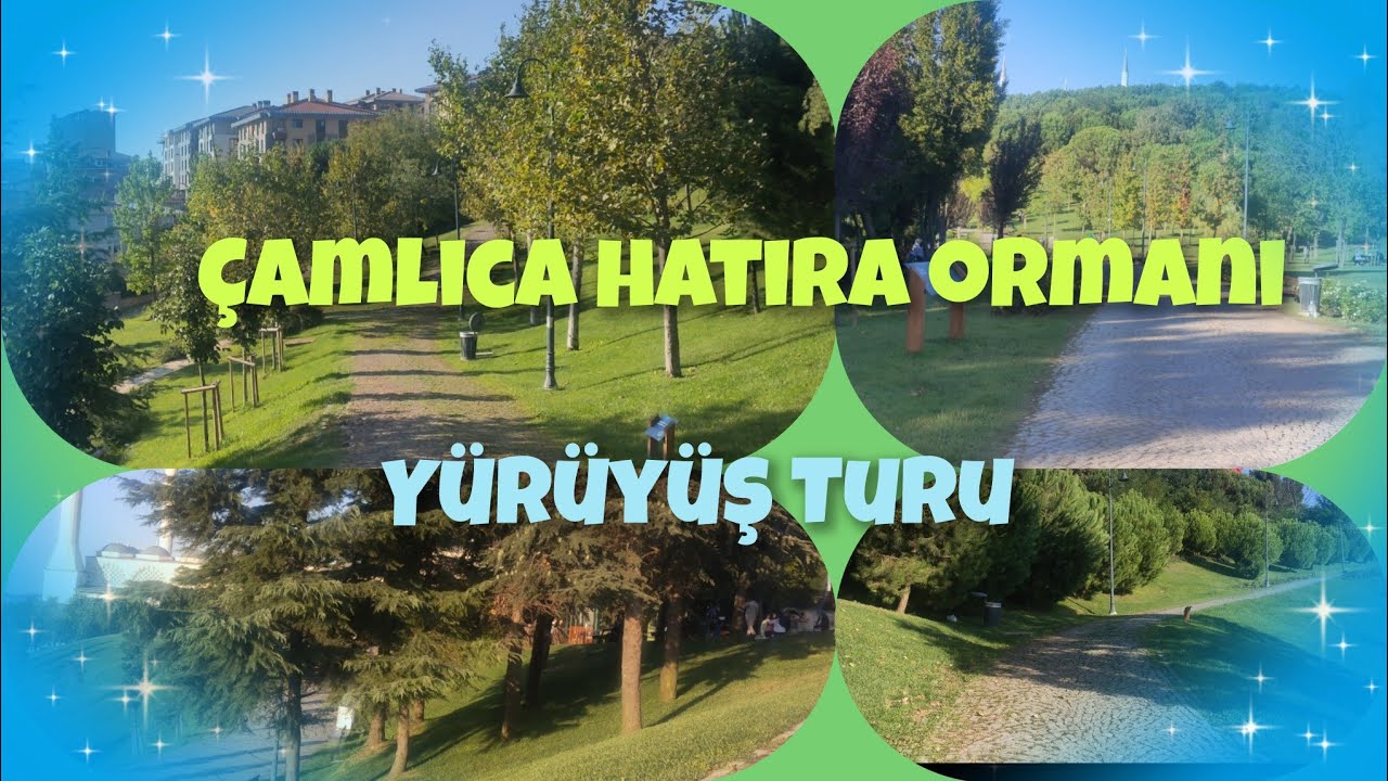 Çamlıca Tepesi Hatıra Ormanı Yürüyüş Turu -Walking Tour Çamlıca Tepesi ☘️☀️🌲