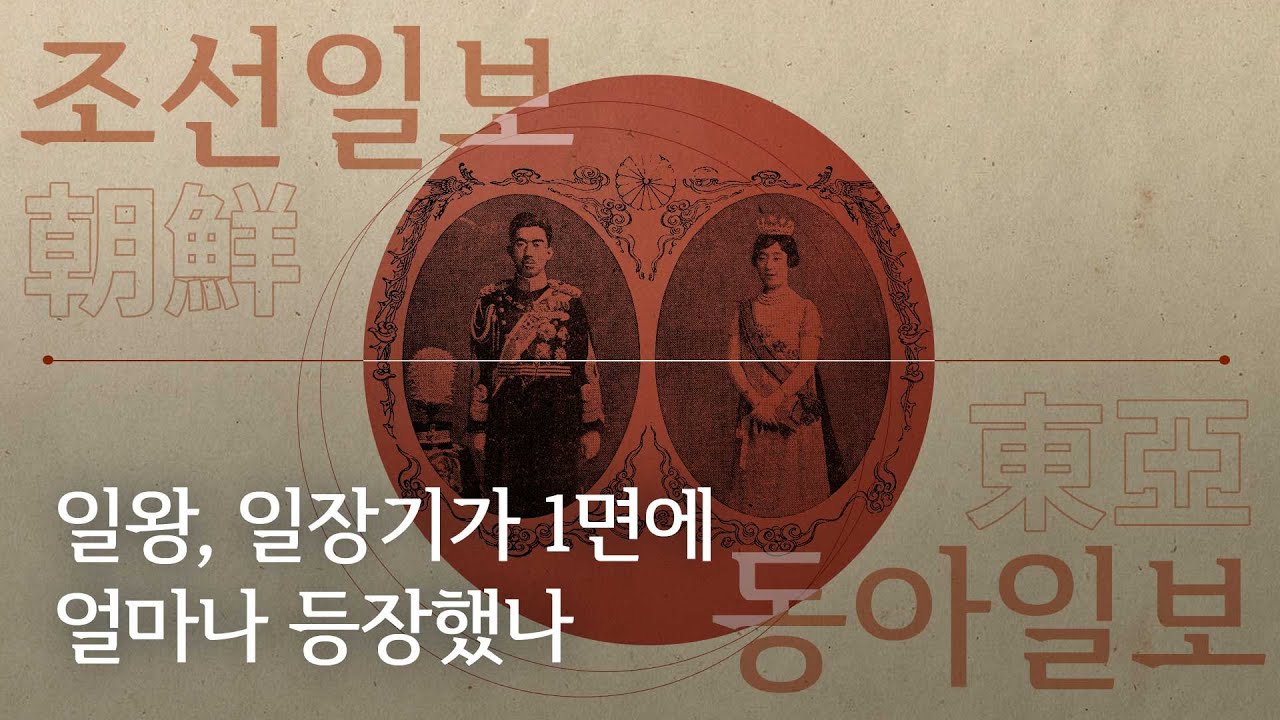 [조동(朝東)100년] ③ 조선일보 1면엔 일왕과 일장기가 얼마나 등장했나 - 뉴스타파