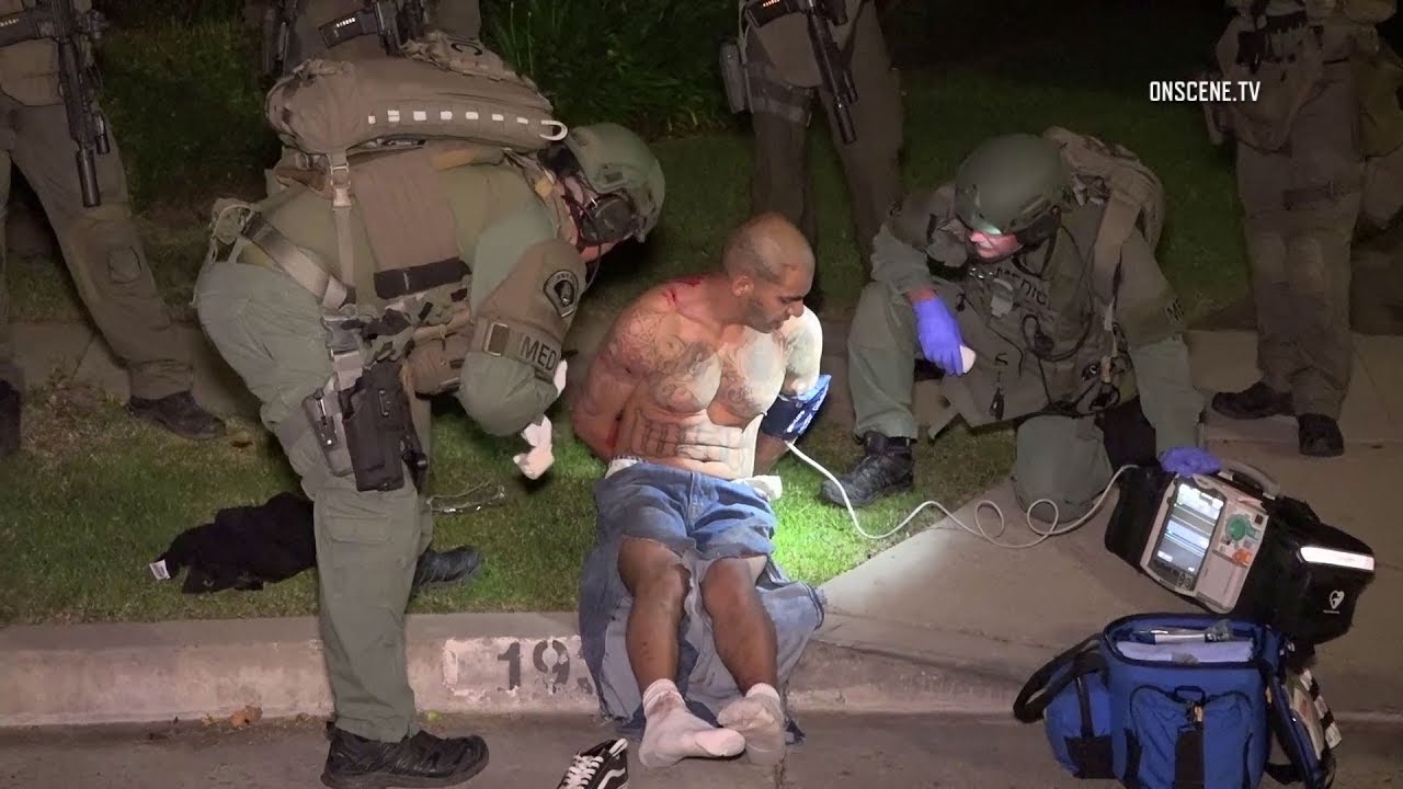 Parolee Arrested By Police K9 After Pursuit In Fullerton