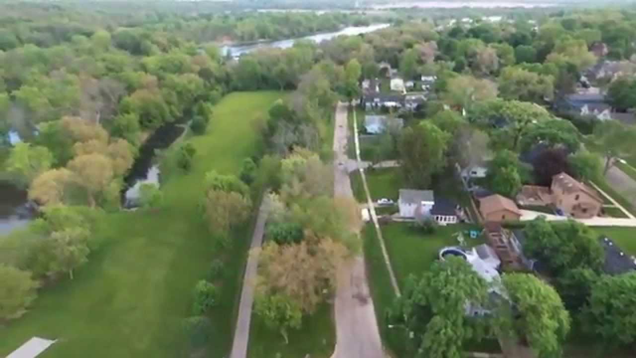 Fox River Bike Trail, Elgin Drone style