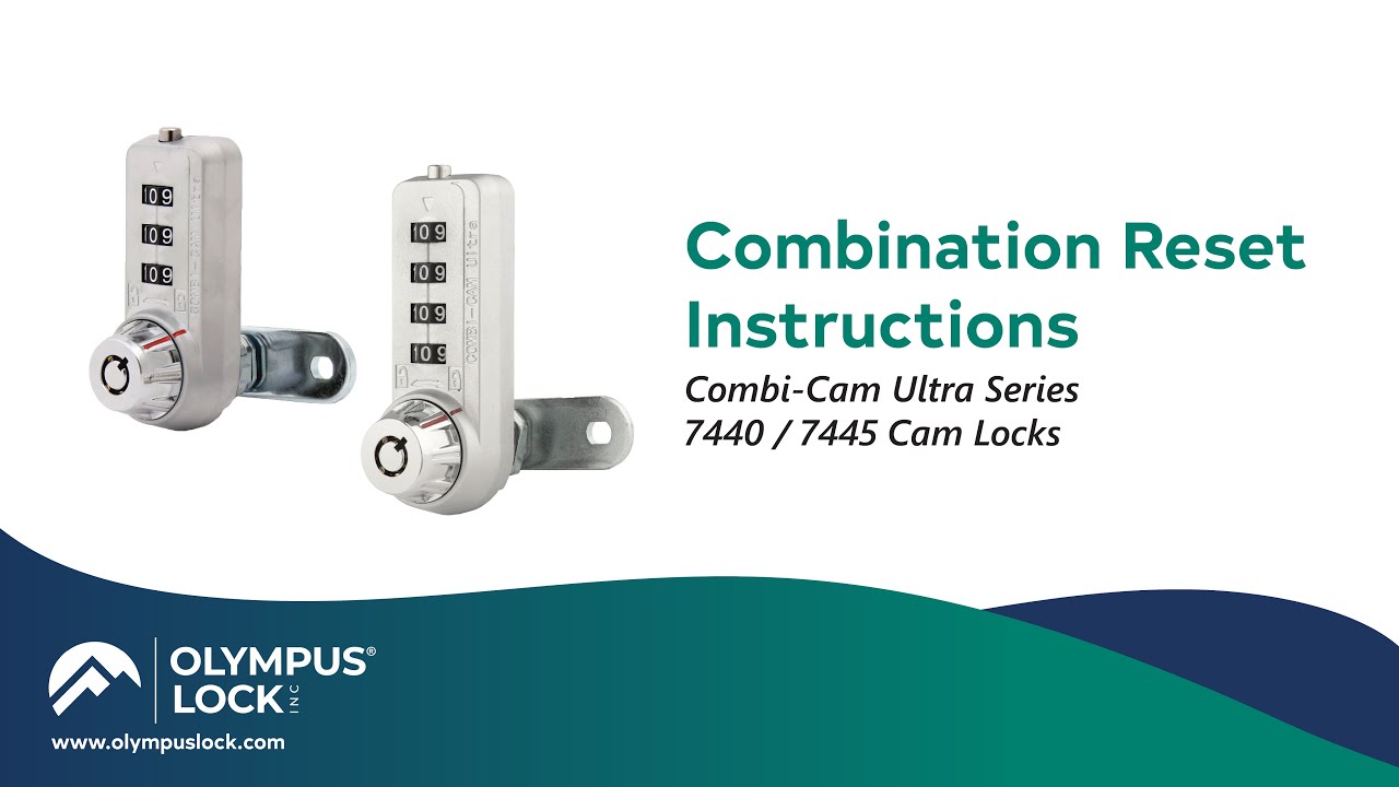 Combi-Cam Ultra 7440 & 7445 Combination Reset Instructions
