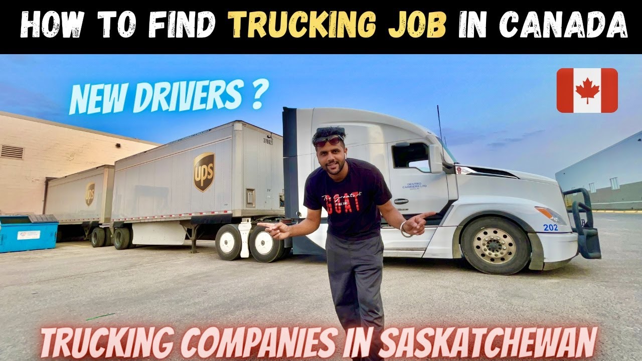 How to Find Trucking Jobs in Canada 🇨🇦 || Companies in Saskatchewan