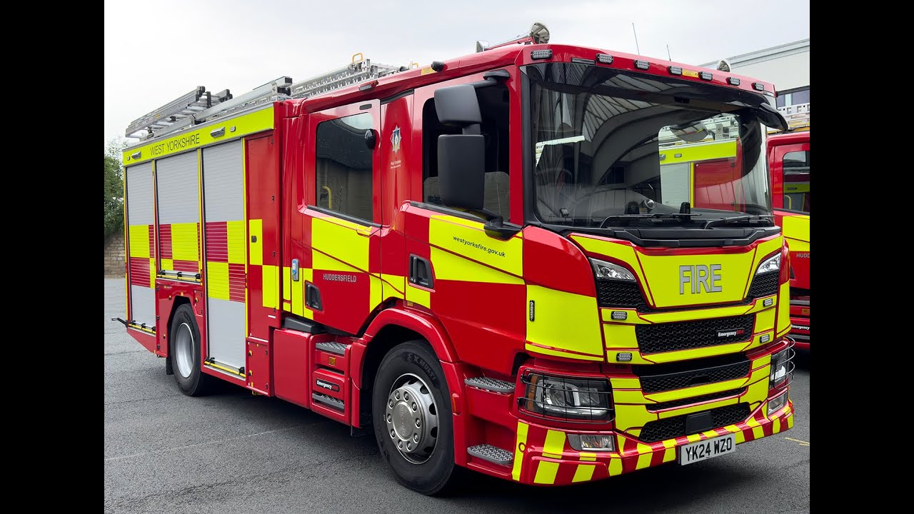 West Yorkshire Fire and Rescue | New 2024 Scania Appliances | 4K HD