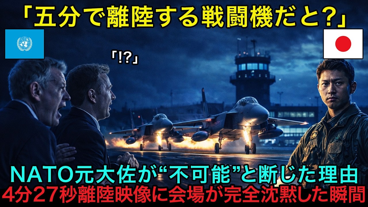 【真実日本】「日本の戦闘機か…冗談だろ」鼻で笑っていた海外幹部が、轟音の同時発進を目撃し顔面蒼白に沈黙した理由とは？