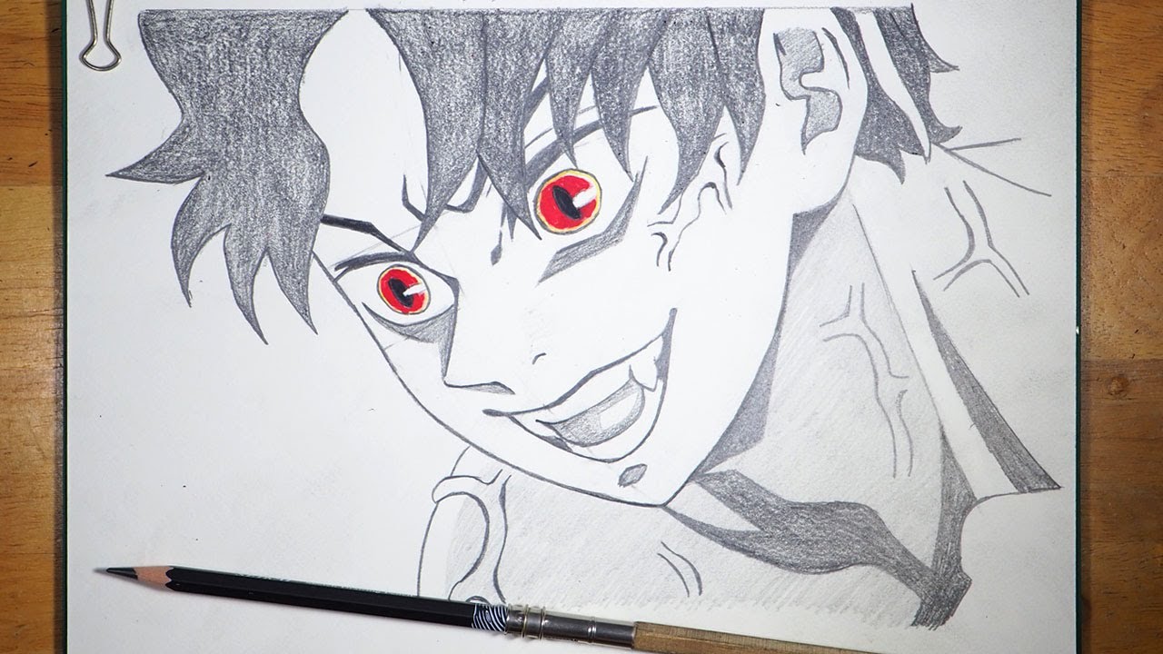 How to Draw Muzan Kibutsuji - Demon Form [Demon Slayer] | Easy Drawing