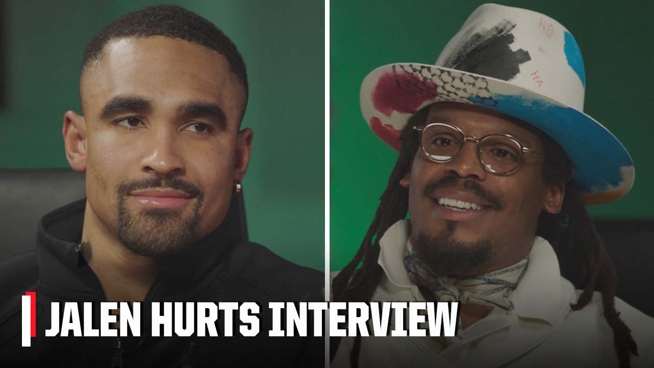 Cam Newton’s SIT DOWN with Jalen Hurts ahead of Super Bowl LIX | NFL Countdown