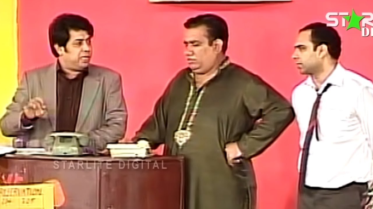 Best Of Nasir Chinyoti and Tahir Anjum With Naseem Vicky Pakistani Best Stage Drama Comedy Clip