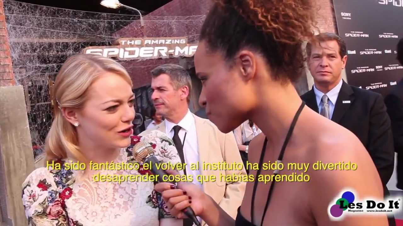 Premiere de The Amazing Spiderman En Madrid Con Andrew Garfield y Emma Stone