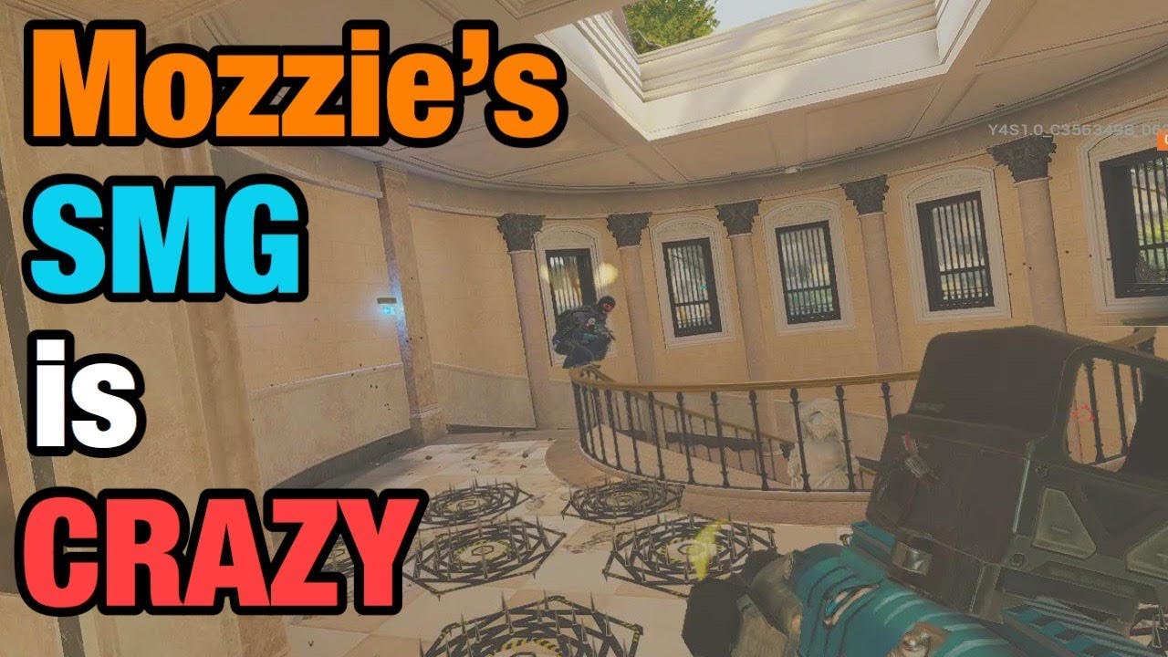 Mozzie's SMG is CRAZY - Rainbow Six Siege