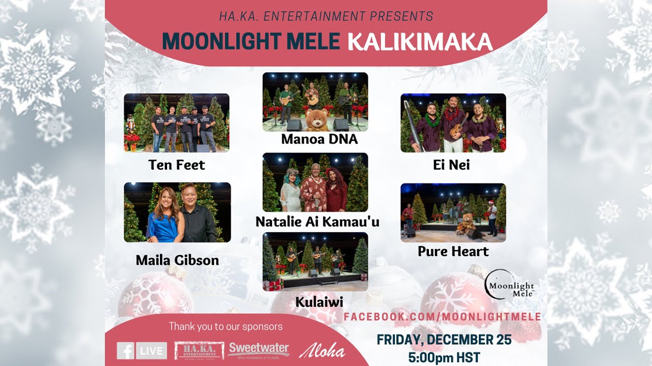 Moonlight Mele Kalikimaka Christmas Show 2020