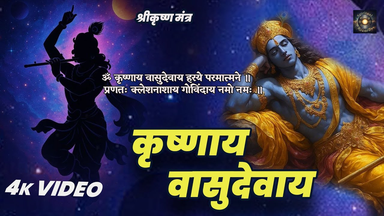 🎶 Om Krishnaya Vasudevaya | Maha Mantra Shri Krishna | Powerful Devotional Music 2025 #KrishnaMantra