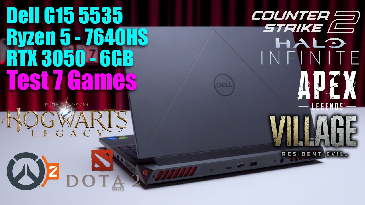 Dell G15 5535 2023 (Ryzen 5 - 7640HS + RTX 3050 6GB) Vừa KHOẺ, vừa M&Aacute;T, vừa RẺ | Test in 8 Games