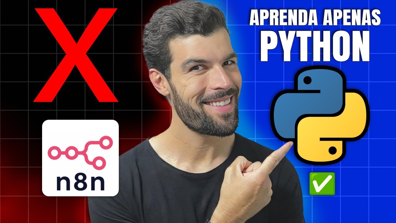 Por que prefiro Python + IA para vender automações?