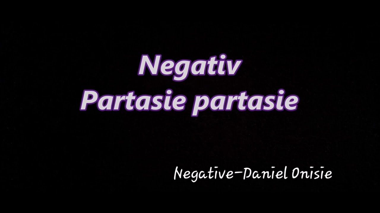Părtășie părtășie- negativ