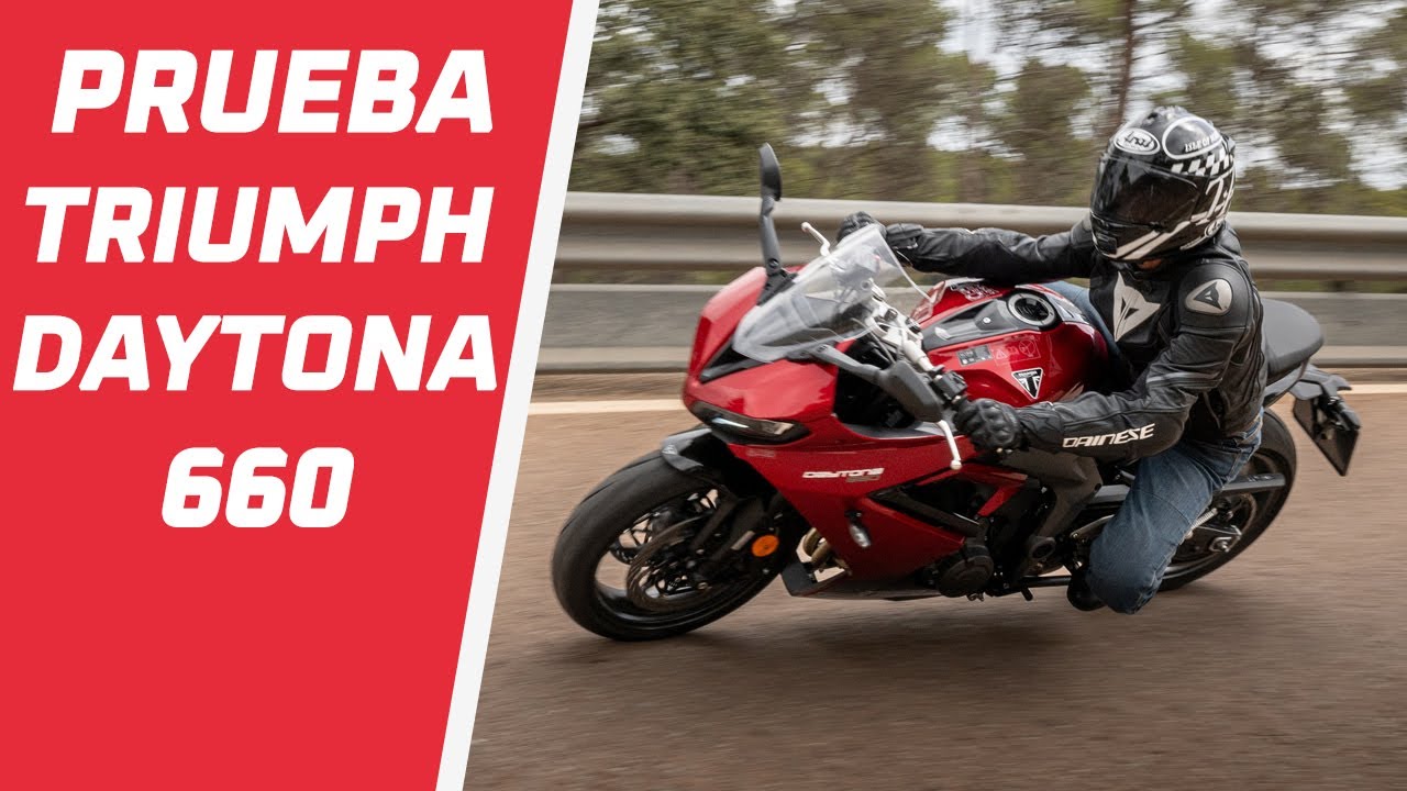 Prueba Triumph Daytona 660 | Precio y opiniones | Test review en español