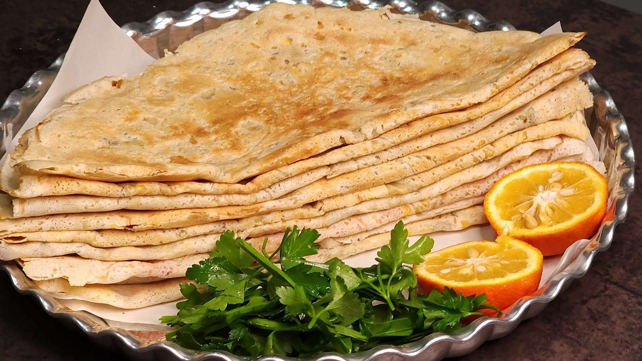 پرطرفدارترین نان جنوب ایران _ نان رگاگ_نان توموشی _ نان محلی _ نان صبحانه مقوی