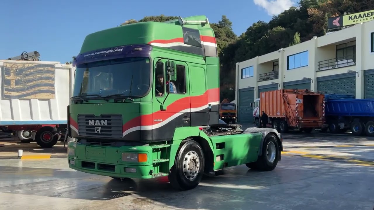 MAN 19.464VF #truck #manual #mantrucks #yard #original #used #greece #demo #presentation #cat