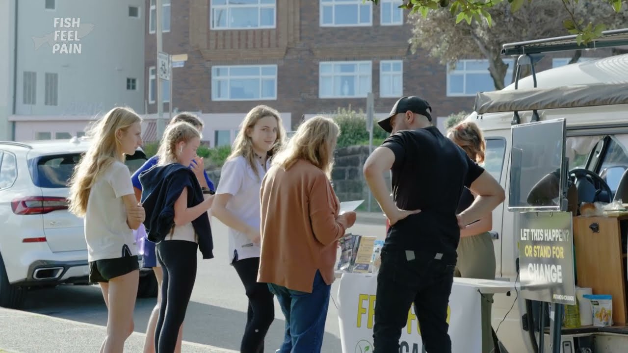 Bondi Beach Goers REACT To VEGAN FISH Burgers: This Surprised Me!