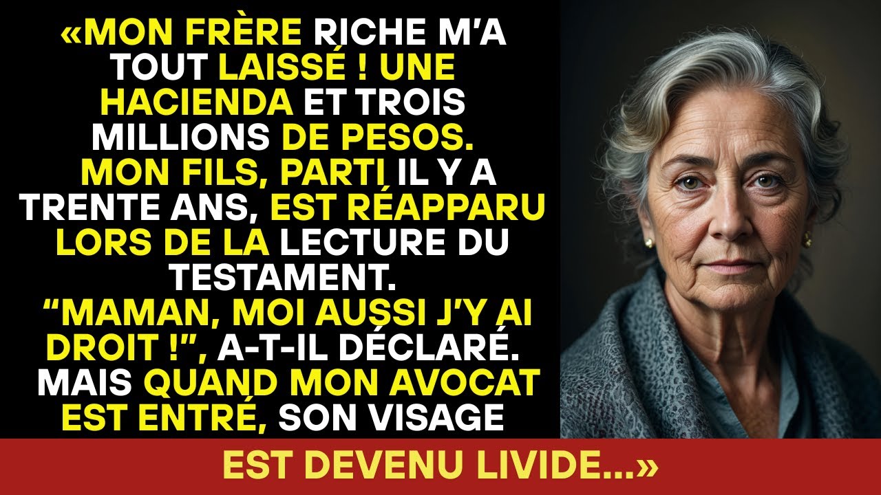 Mon frère fortuné m’a légué l’intégralité de ses biens et richesses, sans rien garder.