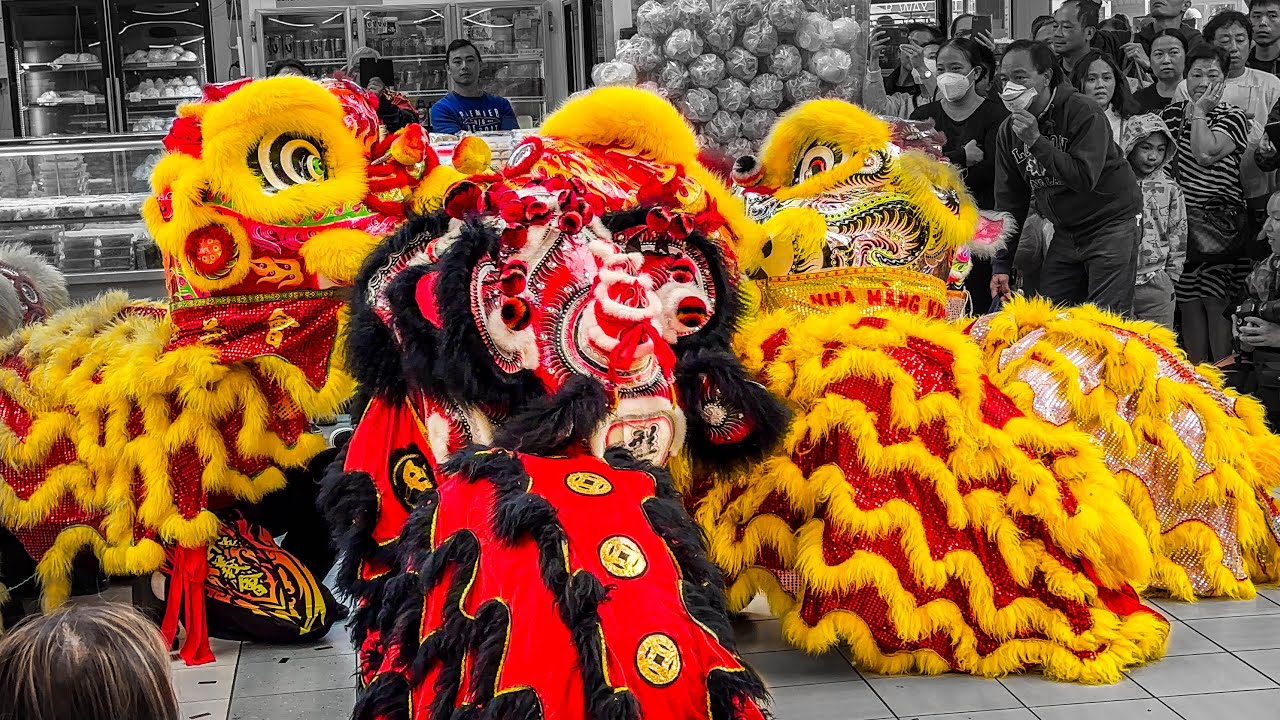 CHINESE NEW YEAR DRAGON DANCE AT SPRINGVALE Melbourne