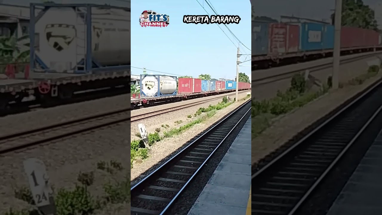 membawa logistik kereta ini melintas di Kranji #kabarang menuju ke Kampung Bandan